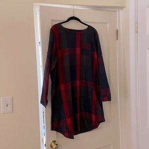 Short Plaid Dress XL